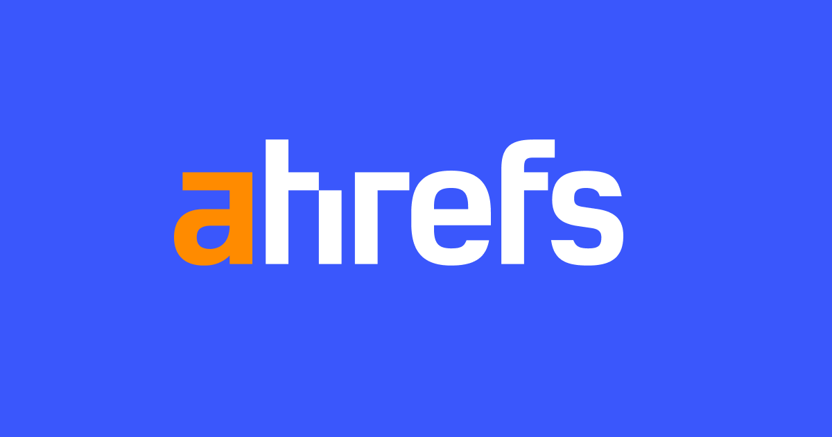 Ahrefs公式サービスビジュアル