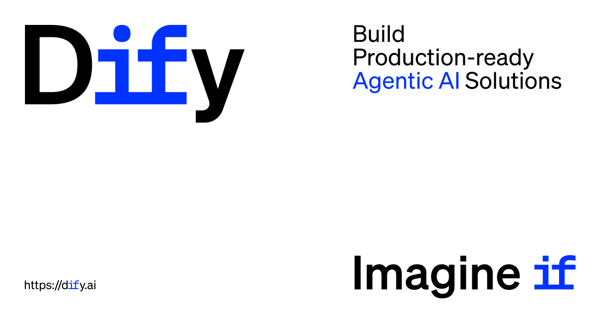 Dify公式サイトの共有用ビジュアル
