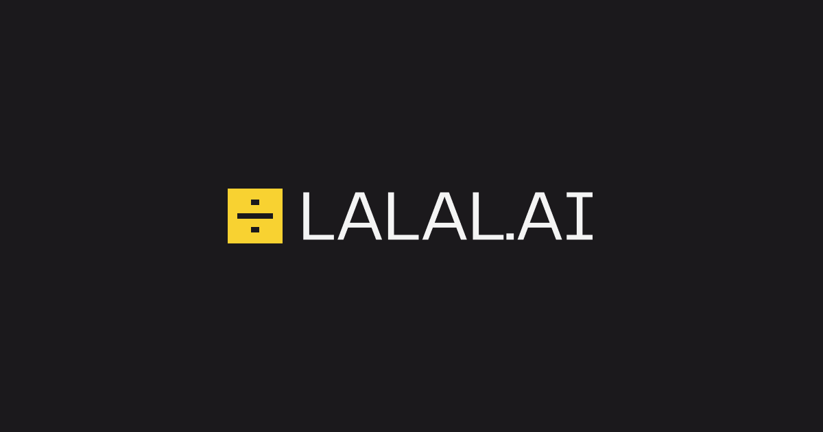 LALAL.AI公式サービスビジュアル